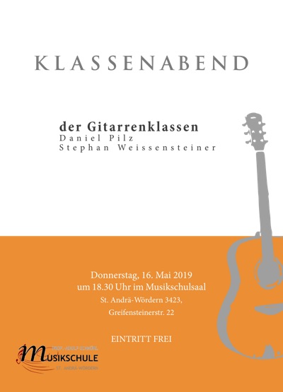 Klassenabend der Gitarrenklassen