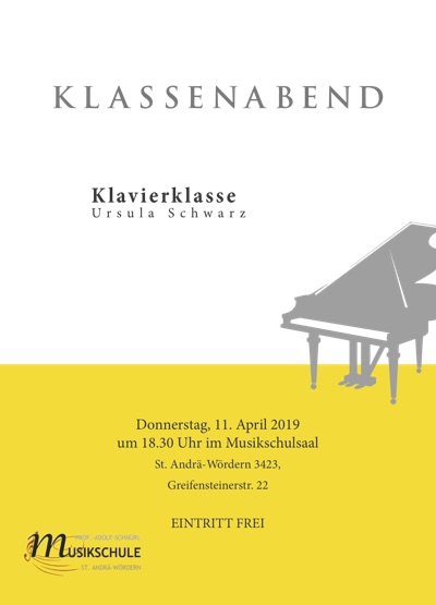 Klassenabend Klavierklasse