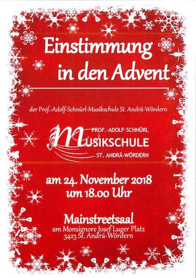 Einstimmung in den Advent