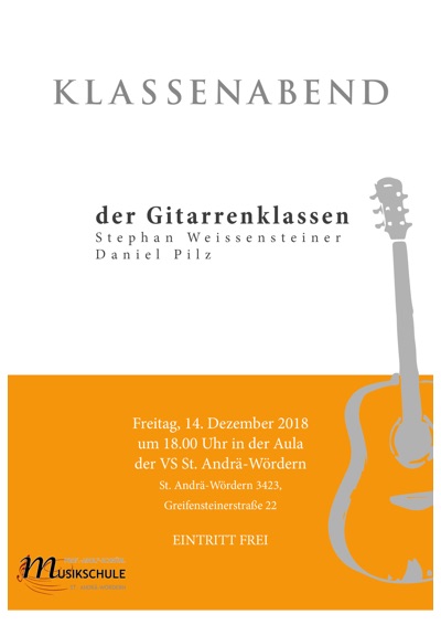 Klassenabend Klarinetten- und Klavierklasse