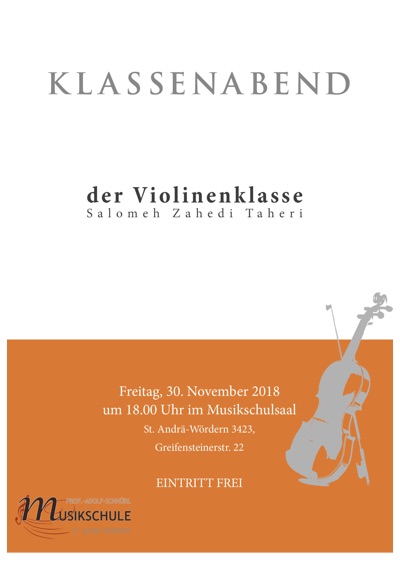 Klassenabend Klarinetten- und Klavierklasse